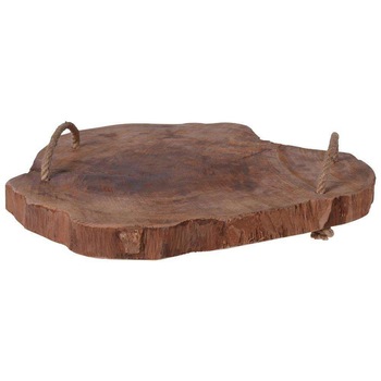 Tava de servire Excellent Houseware, Lemn, Maro Tava de servire Excellent Houseware, Lemn, Maro