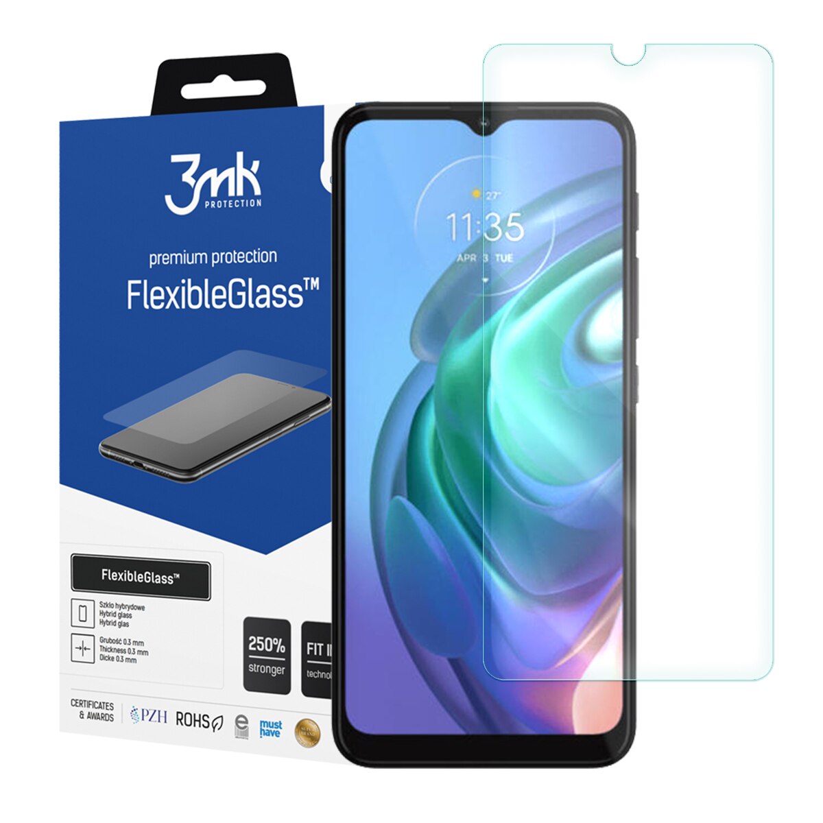 Folie Protectie pentru Moto G50 5G, 3MK Flexible Glass, Transparent