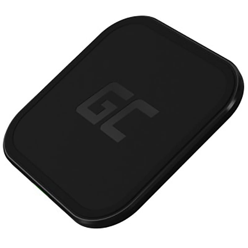 Incarcator wireless Green Cell Air Juice, 15W, USB-C, Negru