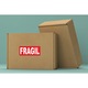 Комплект от 200 етикета Fragile, 9х5 см