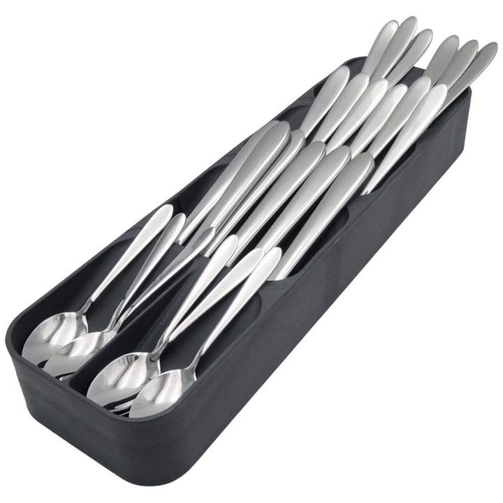 Evőeszköztartó, szürke