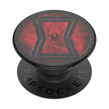 Suport adeziv Popsockets pentru telefon, PopGrip Marvel Black Widow, Negru/Rosu Suport adeziv Popsockets pentru telefon, PopGrip Marvel Black Widow, Negru/Rosu