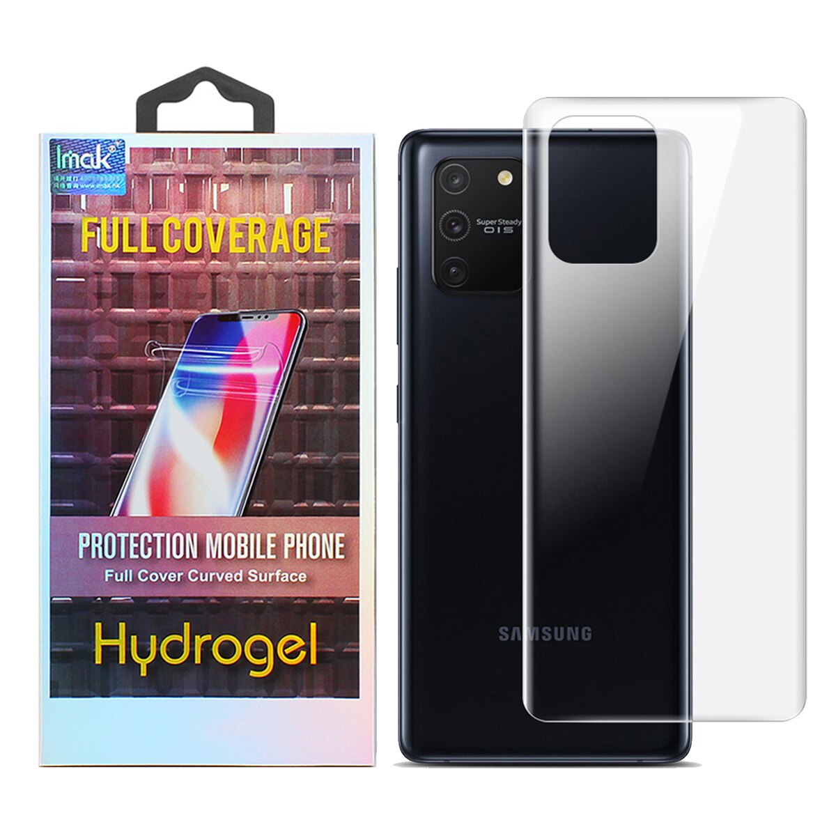 Folie spate din hydrogel IMAK III, Samsung Galaxy S10 Lite, 0.15 mm, Transparent