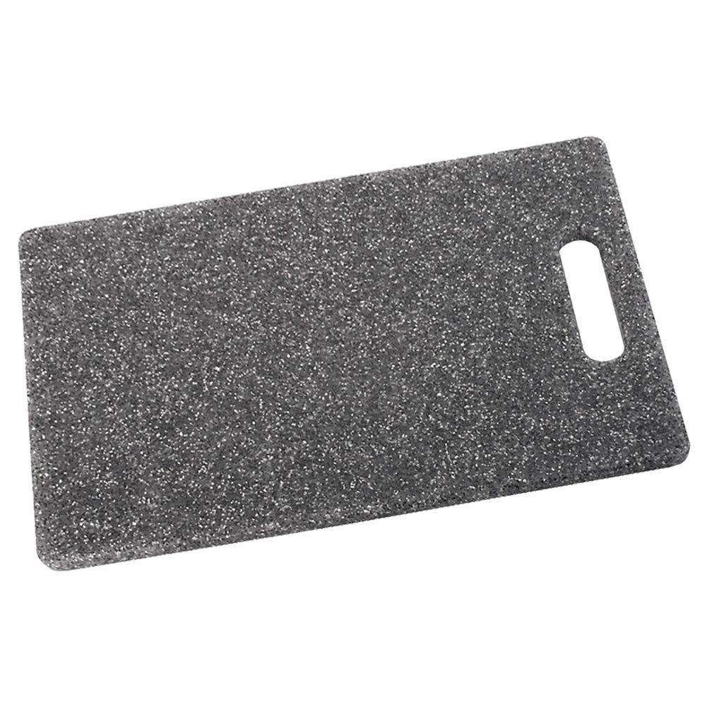 Tocator de bucatarie Orion, Plastic, 30x20 cm, Gri inchis