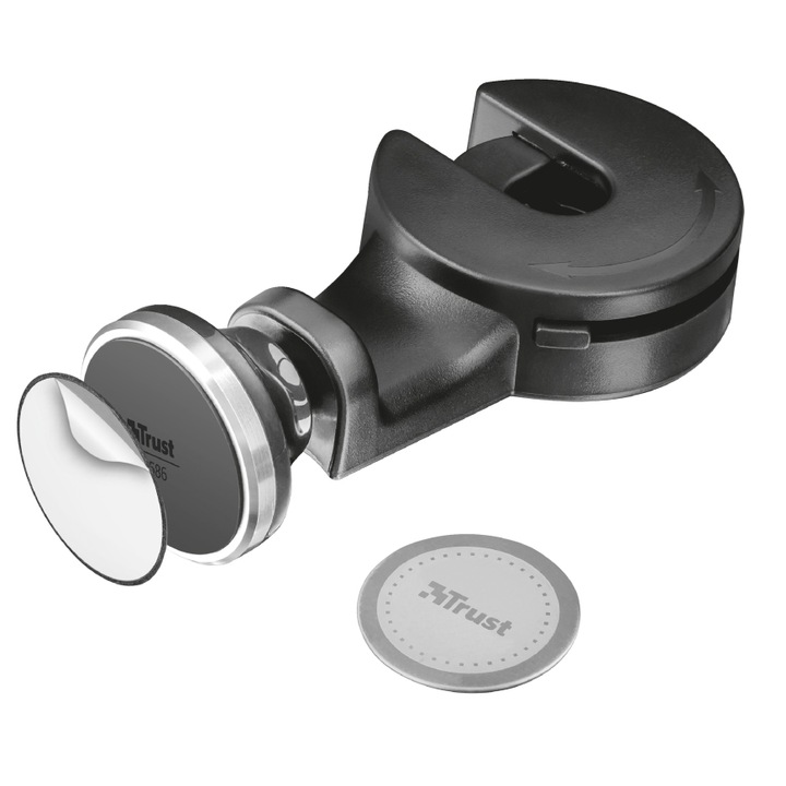 Trust 22586 Magnus Mágneses autós telefontartó, Fekete