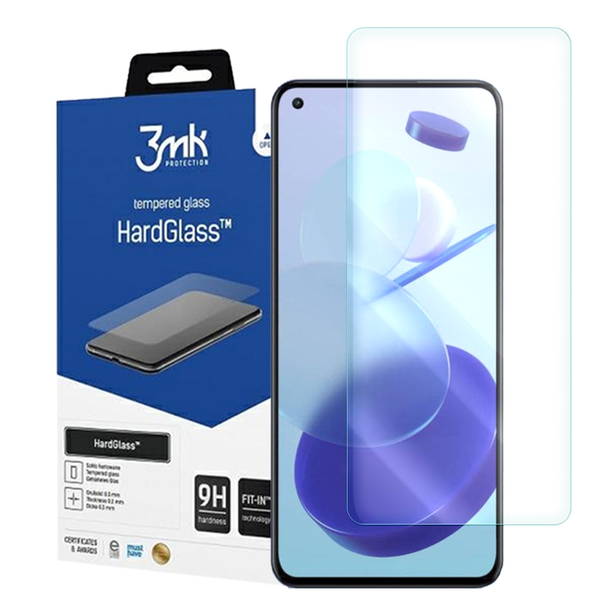 Folie Protectie pentru Xiaomi Mi 11 Lite / Lite NE 4G / 5G, 3MK Hard Glass, Transparent