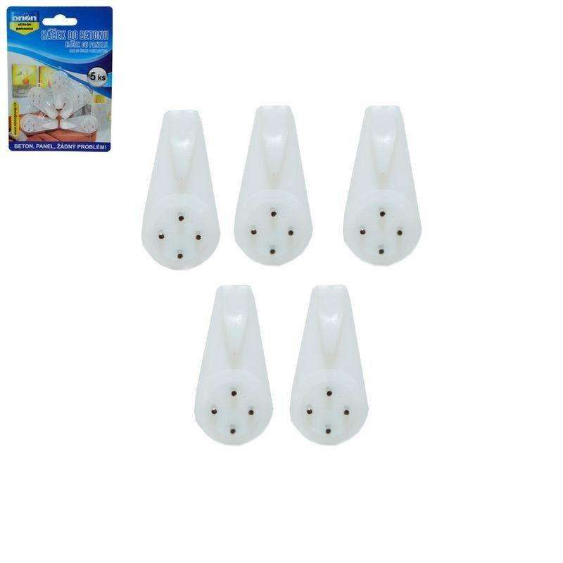 Carlige baie, Orion, 4x2 cm, set de 5