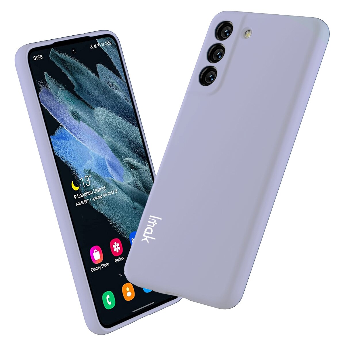 Husa de protectie IMAK Colorful UC-2 pentru Samsung Galaxy S21, Mov