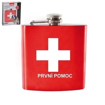 Sticla bauturi fine Orion, Inox, 170 ml, Rosu/Alb Sticla bauturi fine Orion, Inox, 170 ml, Rosu/Alb
