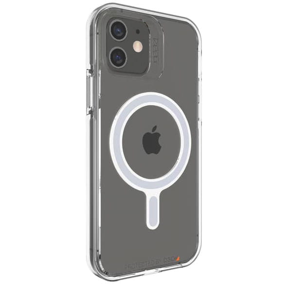 Husa Gear4 Crystal Palace Snap pentru iPhone 12 Mini, compatibil Apple MagSafe, Policarbonat, Transparent