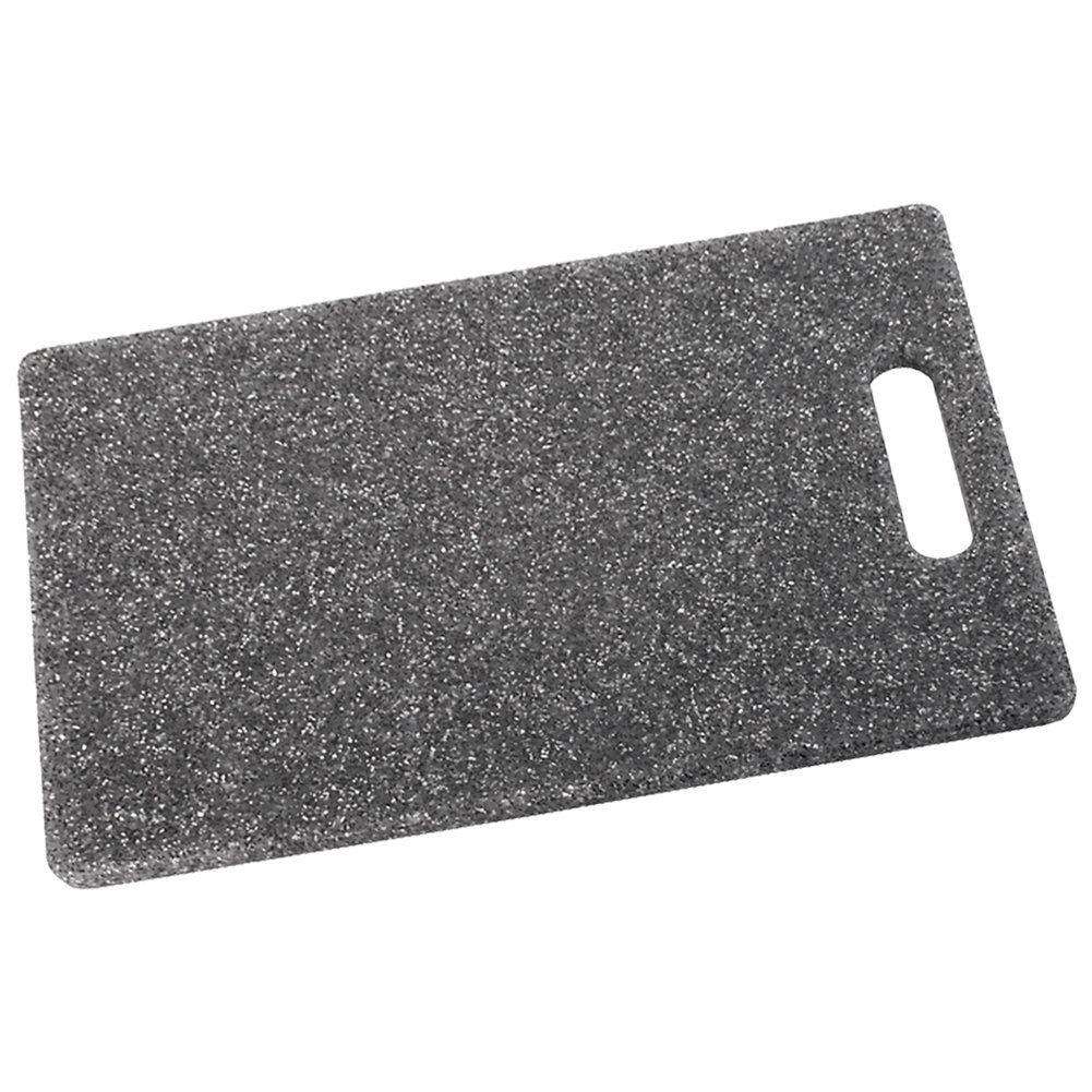 Tocator de bucatarie Orion, Plastic, 37x24 cm, Gri inchis