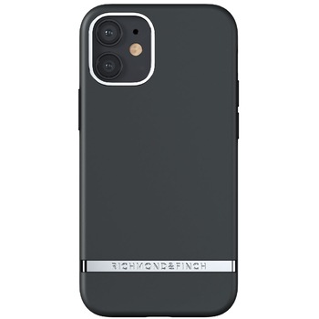 Husa Richmond & Finch Black Out pentru iPhone 12 Mini, Plastic, Negru Husa Richmond & Finch Black Out pentru iPhone 12 Mini, Plastic, Negru