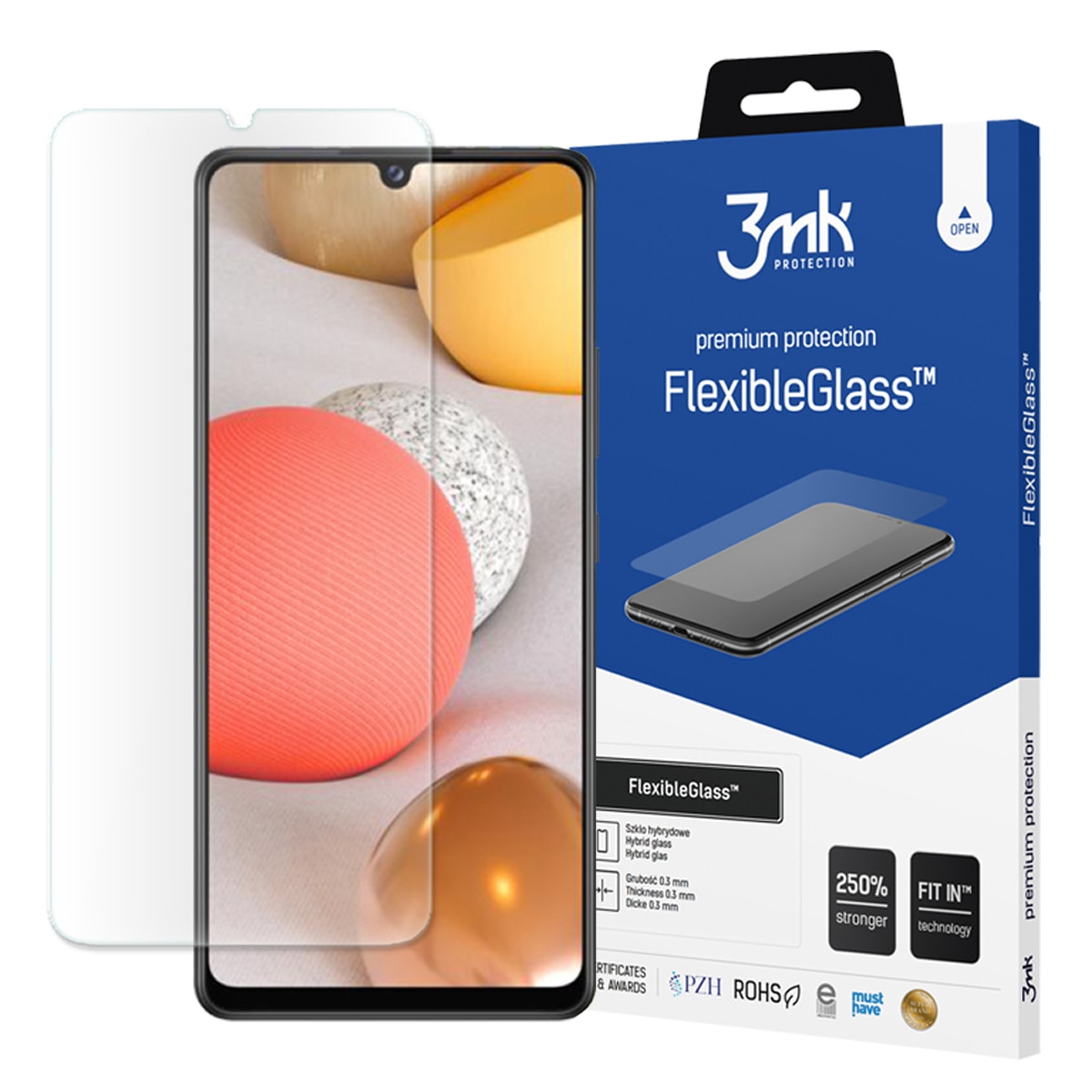 Folie Protectie pentru Samsung Galaxy M12, 3MK Flexible Glass, Transparent