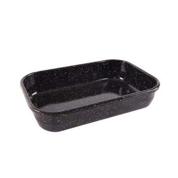 Tava de copt Orion, Email, 3.4 L, 34 x 22 x 6.5, Negru Tava de copt Orion, Email, 3.4 L, 34 x 22 x 6.5, Negru