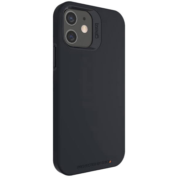Husa Gear4 Rio Snap pentru iPhone 12 Mini, compatibil Apple MagSafe, D3O®, Negru