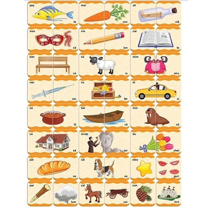 Joc educativ Despartim in silabe