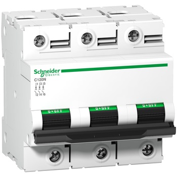 Intrerupator automat siguranta Schneider MCB 3P 63A curba C 10kA Intrerupator automat siguranta Schneider MCB 3P 63A curba C 10kA