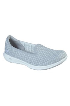Espadrile Go Walk Lite Lulu, Gri Espadrile Go Walk Lite Lulu, Gri