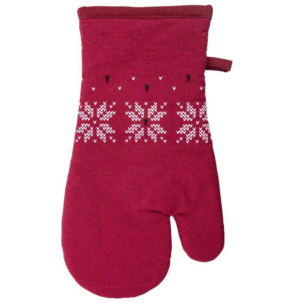 Manusa de bucatarie Orion, Bumbac, Rosu