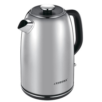 Fierbator electric Aurora AU182, 2200W, 1.7 L, rotire 360', Oprire automata, Inox Fierbator electric Aurora AU182, 2200W, 1.7 L, rotire 360', Oprire automata, Inox