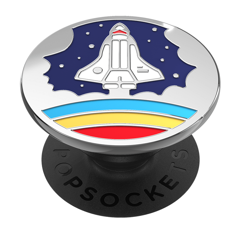 Suport adeziv Popsockets pentru telefon, PopGrip Space Shuttle, Multicolor