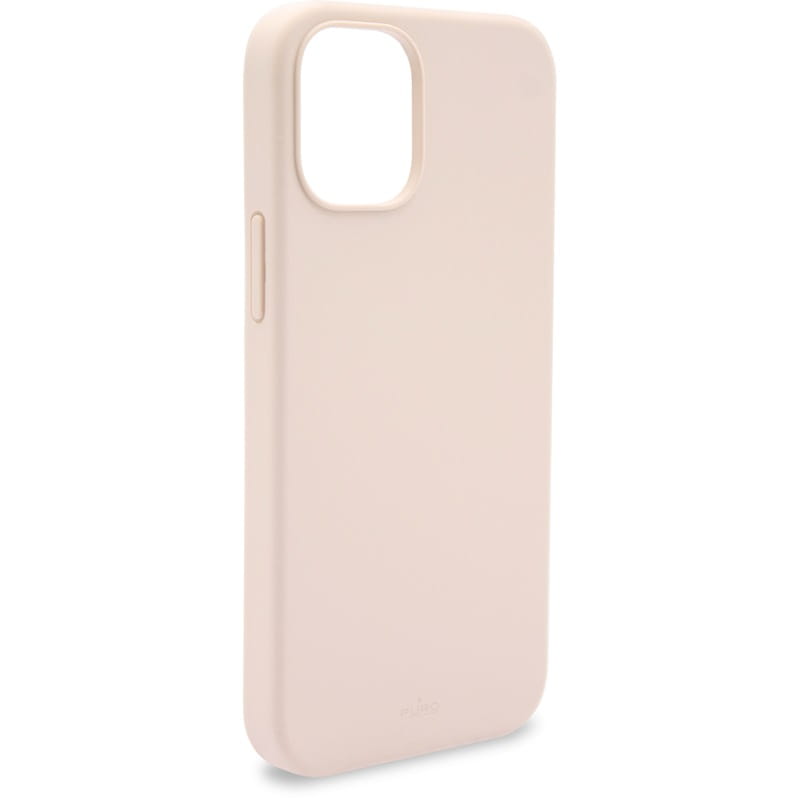 Husa de protectie antimicrobiana PURO Icon pentru iPhone 12 Pro Max, Silicon, Roz