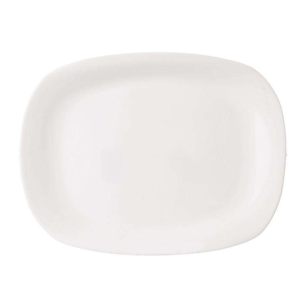 Platou, Orion, Sticla, Alb, 28 x 21 cm