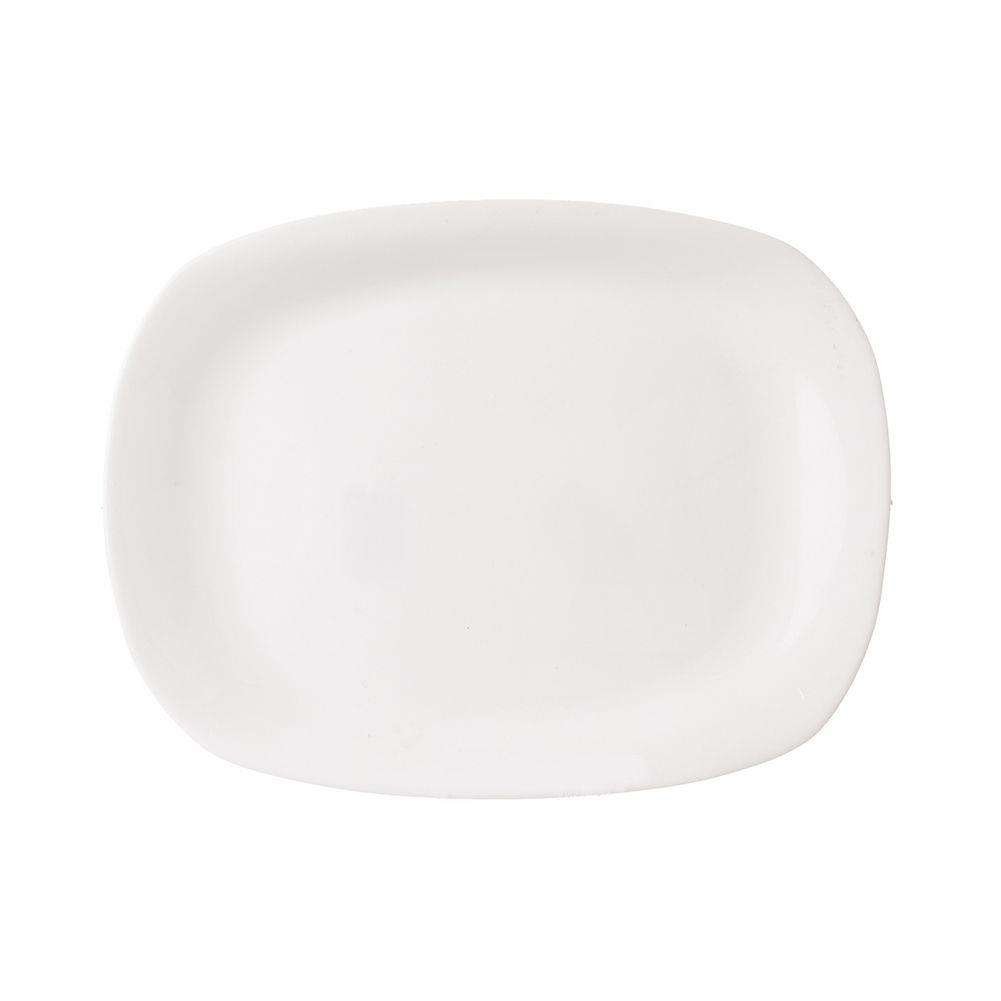 Platou, Orion, Sticla, Alb, 22 x 16 cm