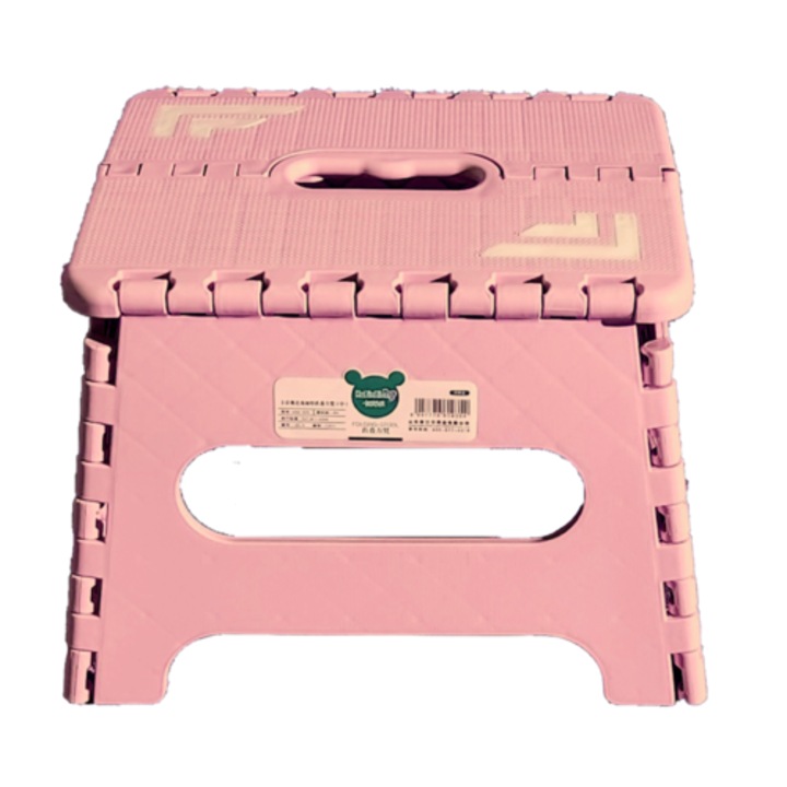 Light Pink - Összecsukható sámli / kisszék több színben, max. 60kg (22 cm)