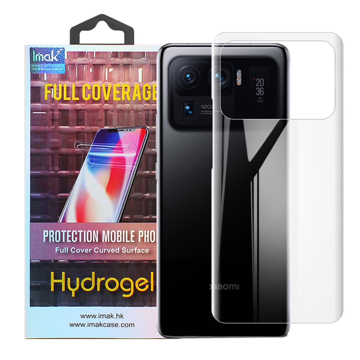 Folie Protectie pentru Xiaomi Mi 11 Ultra, Imak Hydrogel III, Transparent