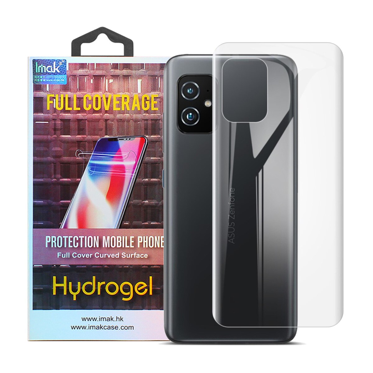 Folie Protectie pentru Asus Zenfone 8, Imak Hydrogel III, Transparent
