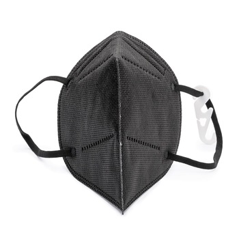 Masca de protectie respiratorie FFP3 , Hermes Gift , 5 straturi , Negru