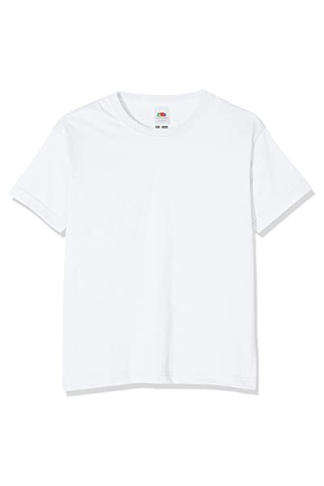 Tricou Fruit Of The Loom, Alb, XXL, 100% Bumbac, 145g/mq