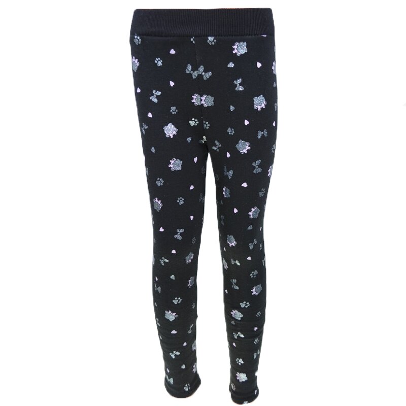 Colanti imblaniti pentru fete Happy House FOFO125-B-104, Negru 65629