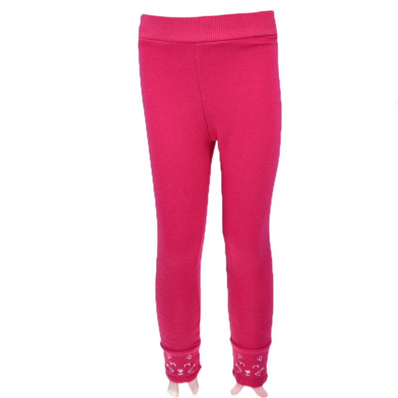 Pantaloni imblaniti pentru fete Happy House FOFO 135-C-110, Fucsia 65683
