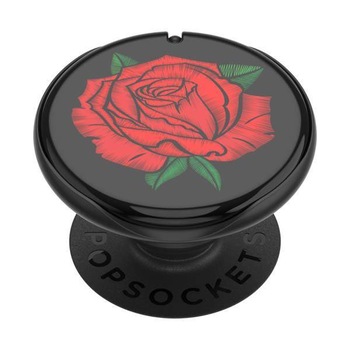 Suport PopSockets, PopGrip 2 gen, Premium, Oglinda, Trandafir, Negru Suport PopSockets, PopGrip 2 gen, Premium, Oglinda, Trandafir, Negru