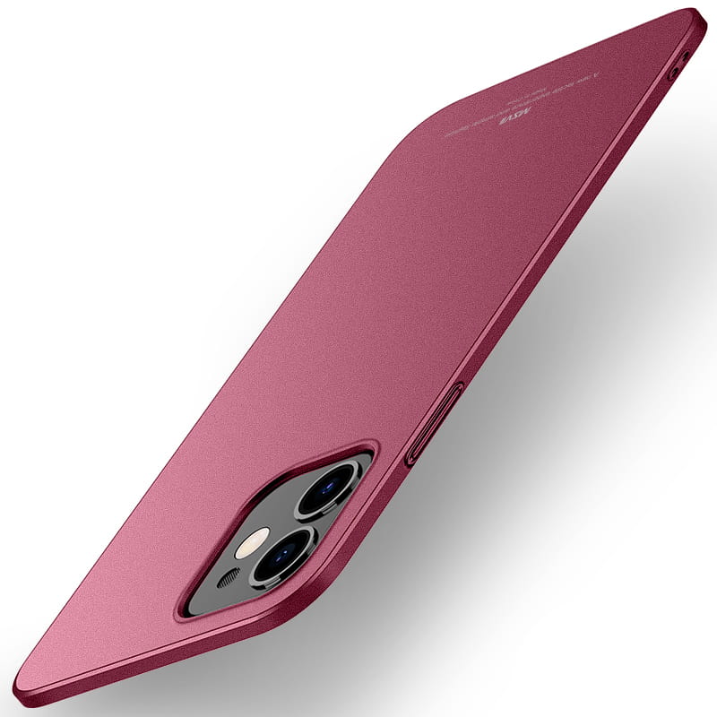 Husa de protectie MSVII pentru iPhone 12 Mini, Policarbonat, Roz