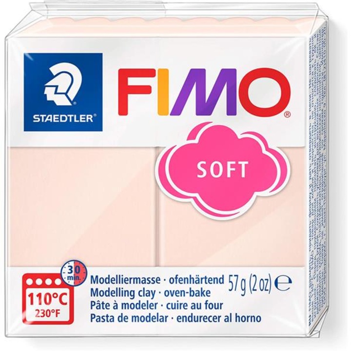 Pasta de modelaj FIMO Soft 57g Roz cochilie de scoica