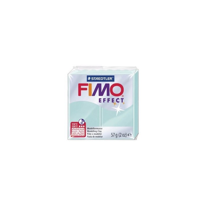 Pasta de modelaj FIMO Effect 57g Cyan deschis Pastel