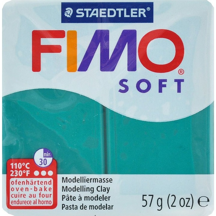 Pasta de modelaj FIMO Soft 57g Albastru turcoaz deschis
