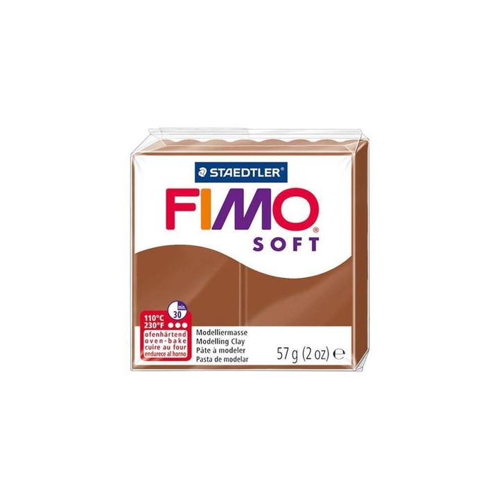 Полимерна глина Staedtler Fimo Soft, 57 g, карамел, 7
