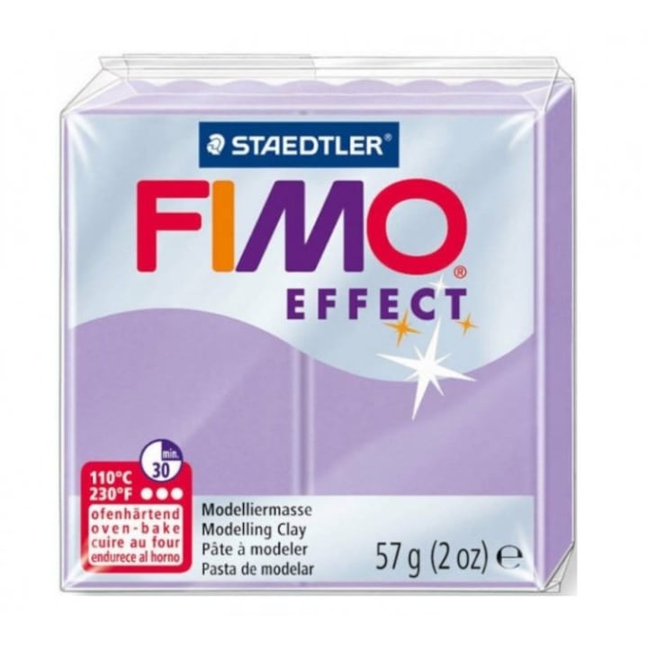 Полимерна глина Staedtler Fimo Effect, 57g, люляк, 605