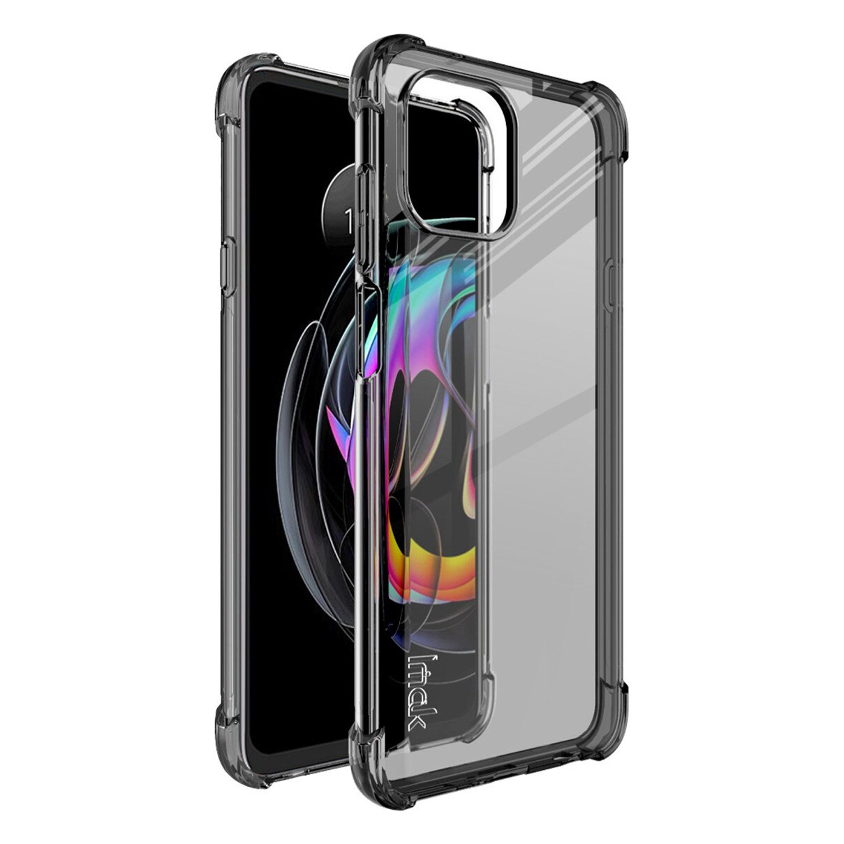Husa de protectie IMAK Shockproof. pentru Motorola Moto Edge 20 Lite, TPU, Negru/Transparent