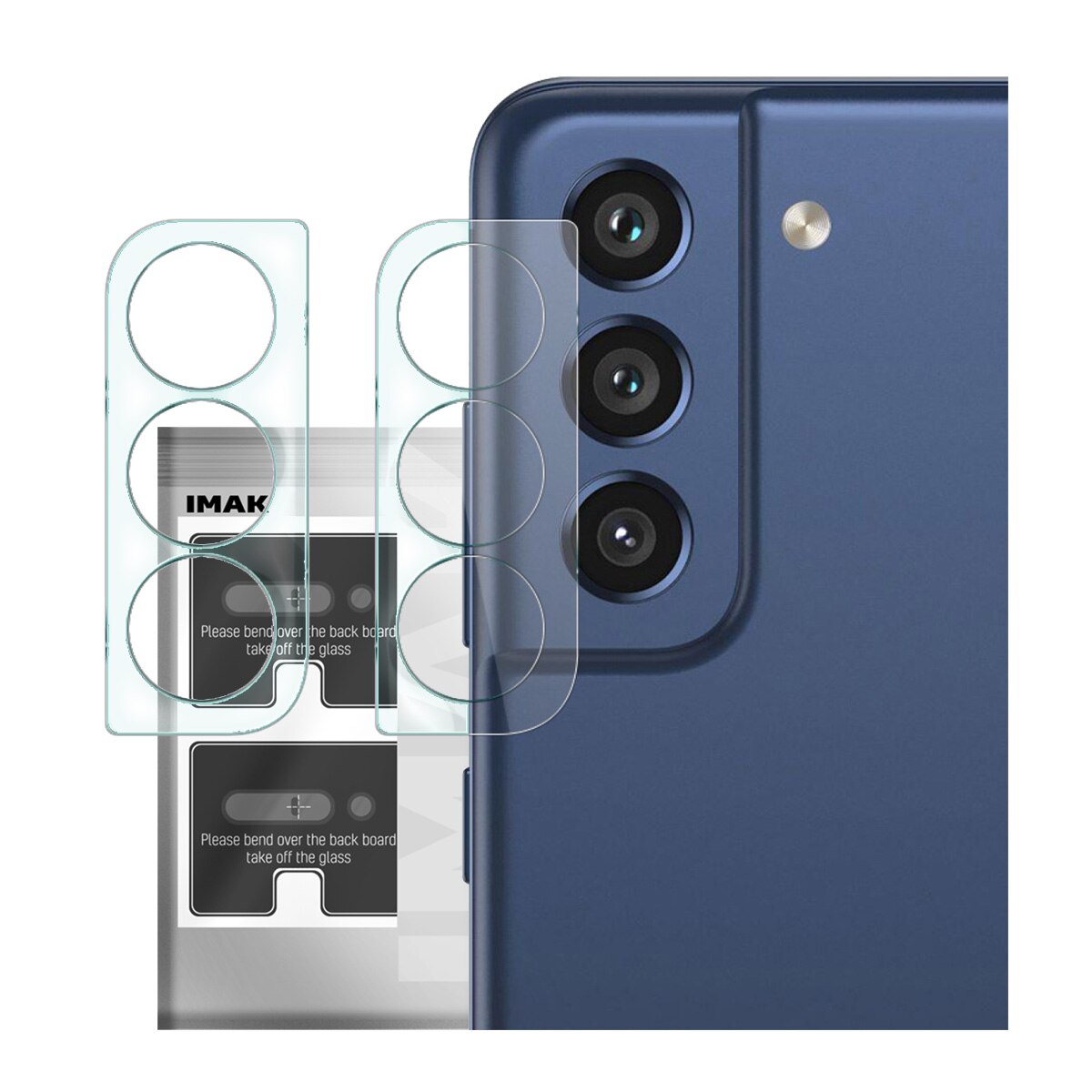Folie Protectie Camera Foto pentru Galaxy S21 Fe, IMAK Lens, Transparent