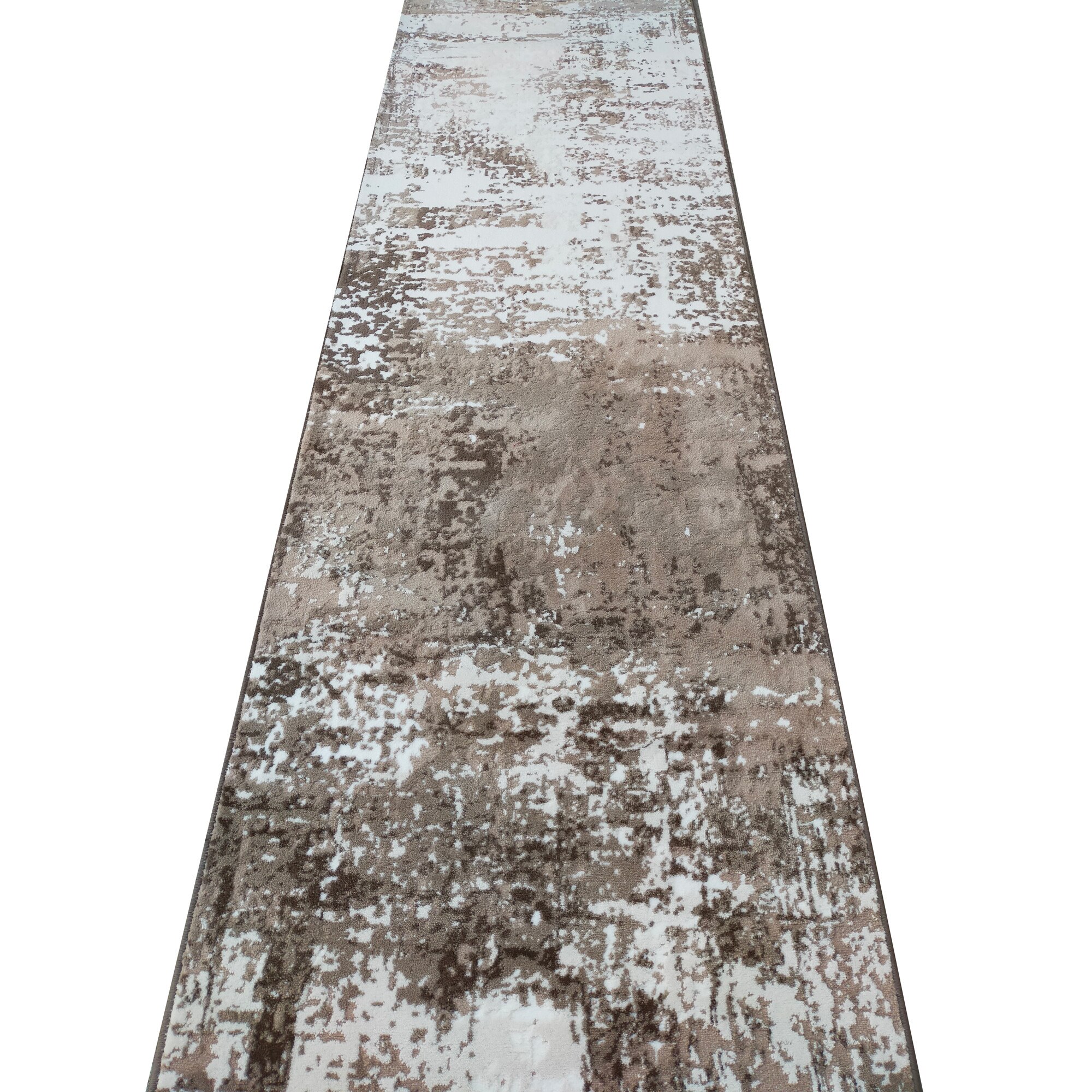 Traversa hol sau camera crem / maro 100x550 cm grosime 12 mm, greutate 2,3 kg/mp