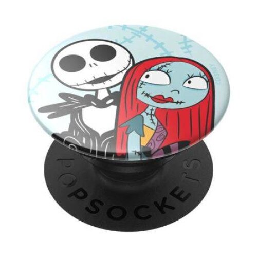 Suport adeziv Popsockets pentru telefon, PopGrip Disney Jack & Sally, Multicolor