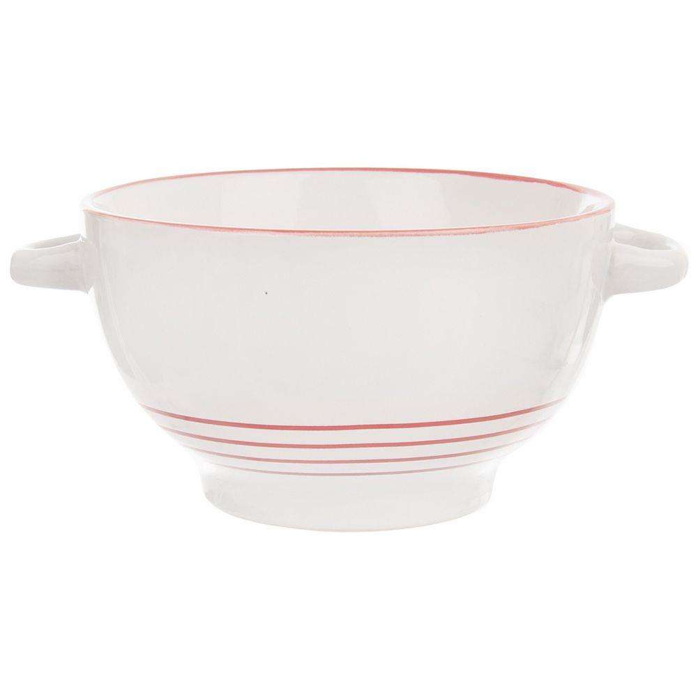 Bol de supa, Orion, Ceramica, Alb, 750 ml