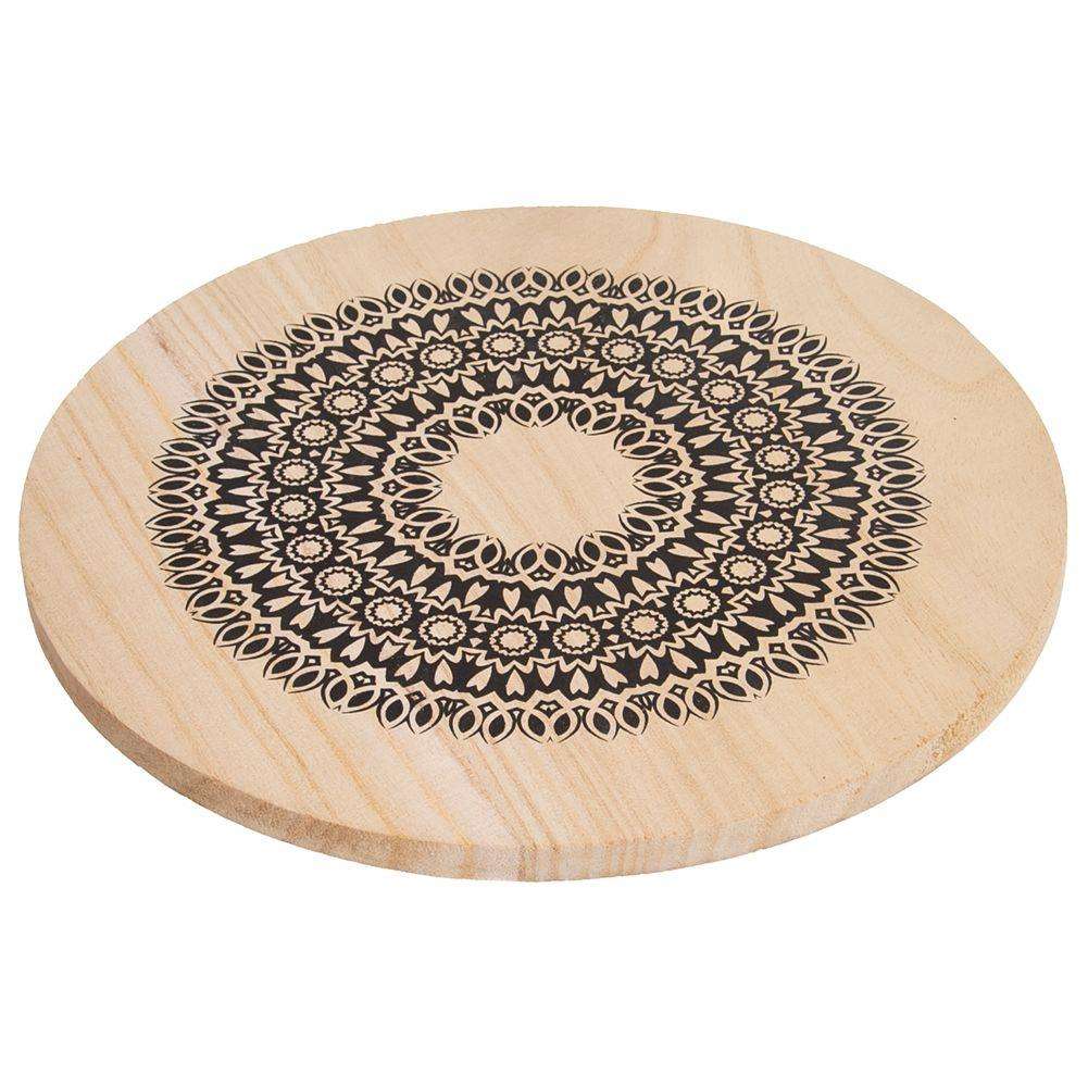 Suport oala Orion, Lemn, 20 cm, Maro