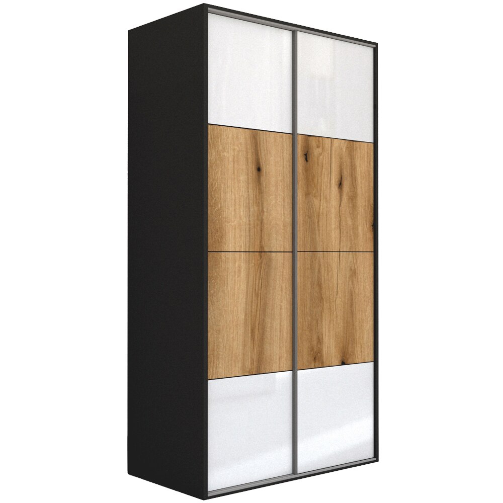 Dressing Genarom LEX B, Gri Lucios / Stejar Wotan M, 151 x 240 x 66 cm
