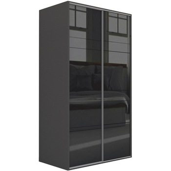 Dressing Genarom LEX D, Negru Lucios, 151 x 240 x 66 cm Dressing Genarom LEX D, Negru Lucios, 151 x 240 x 66 cm